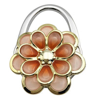Découvrir le modèle orange Accroche sac à main grande fleur chic - modèle orange - AccrocheMonSac ™