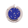 Accroche sac à main strass bleu