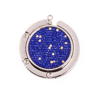 Accroche sac à main strass bleu