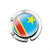 Découvrir le modèle images 3 Accroche sac à main Drapeau du Congo - modèle images 3 - AccrocheMonSac ™