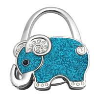 Découvrir le modèle Light Blue Accroche sac à main argent éléphant - modèle Light Blue - AccrocheMonSac ™