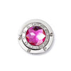 Accroche sac à main gros diamant fuchsia
