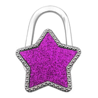 Découvrir le modèle purple Accroche sac à main étoile brillante - modèle purple - AccrocheMonSac ™