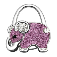 Découvrir le modèle Pink Accroche sac à main argent éléphant - modèle Pink - AccrocheMonSac ™