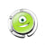 Découvrir le modèle images 3 Accroche sac à main Bob Wazowski - modèle images 3 - AccrocheMonSac ™