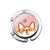 Découvrir le modèle images 2 Accroche sac à main Inu Shiba - modèle images 2 - AccrocheMonSac ™
