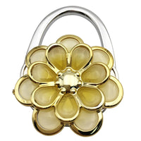 Découvrir le modèle yellow Accroche sac à main grande fleur chic - modèle yellow - AccrocheMonSac ™