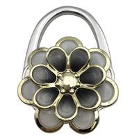 Découvrir le modèle grey Accroche sac à main grande fleur chic - modèle grey - AccrocheMonSac ™