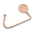 Découvrir le modèle D Rose gold 1pcs / China Accroche sac à main stylé or rose - modèle D Rose gold 1pcs / China - AccrocheMonSac ™