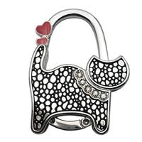 Découvrir le modèle Noir Accroche sac à main Chat tacheté - modèle Noir - AccrocheMonSac ™