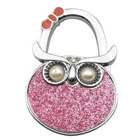 Découvrir le modèle Pink Accroche sac à main luxe hiboux - modèle Pink - AccrocheMonSac ™