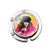 Découvrir le modèle images 2 Accroche sac à main Illustration portrait - modèle images 2 - AccrocheMonSac ™