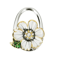 Accroche sac à main pétales fleur luxueux