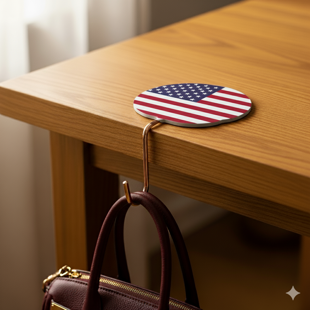 Porte sac à main avec le drapeau américain