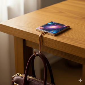 porte sac à main au motifs de l'espace 