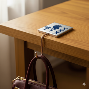 porte sac à main au motifs médicale