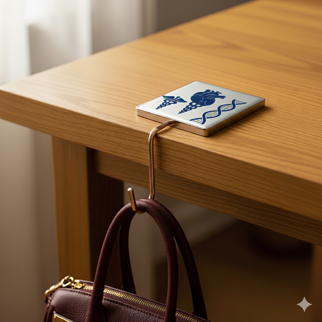 porte sac à main au motifs médicale