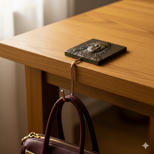 un porte sac main au décor de célébrité