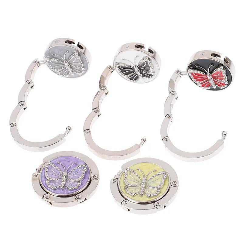 Accroche sac à main papillon chic