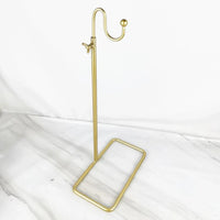 Porte sac à main pied métallique - modèle Rectangle Base - AccrocheMonSac ™