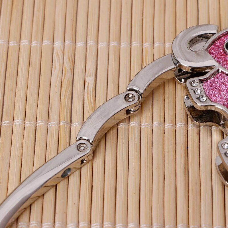 Accroche sac à main éléphant paillettes