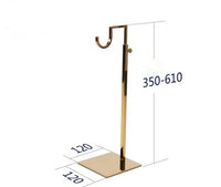 Porte sac à main à pied en métal - modèle Mirror or - AccrocheMonSac ™