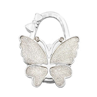 Accroche sac à main Butterfly - modèle Matte White - AccrocheMonSac ™