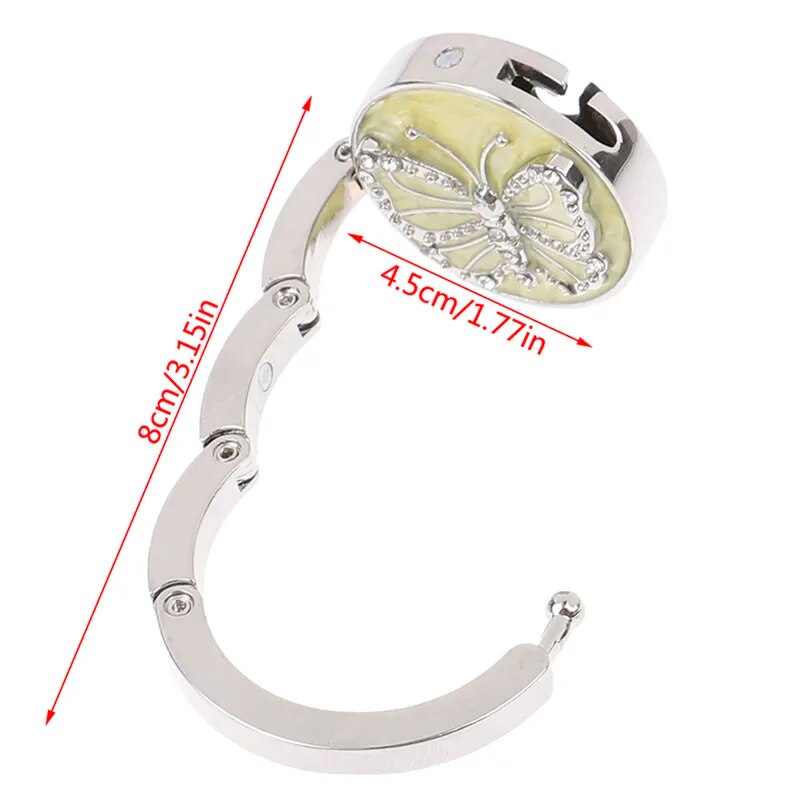 Accroche sac à main papillon chic