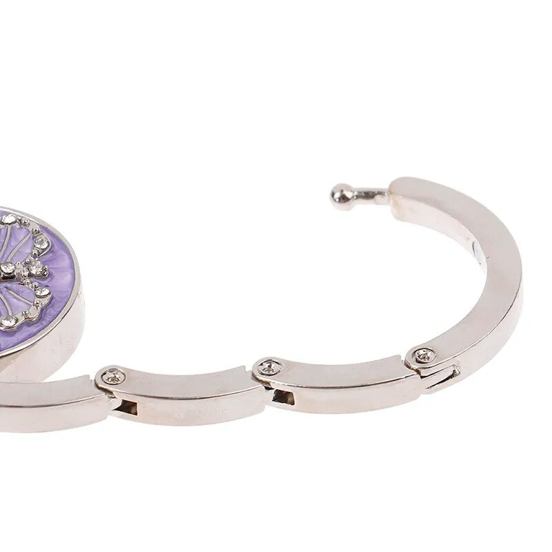 Accroche sac à main papillon noir