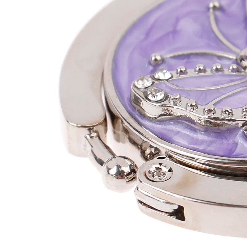 Accroche sac à main papillon noir