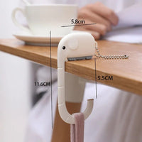 Accroche sac à main pour enfant pratique - modèle White - AccrocheMonSac ™