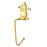 Accroche sac à main de noël - modèle Golden Snowman - AccrocheMonSac ™