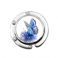 Accroche sac à main Fleur bleue - AccrocheMonSac ™