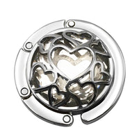 Porte sac à main cœur bleu - modèle style6-white / China - AccrocheMonSac ™