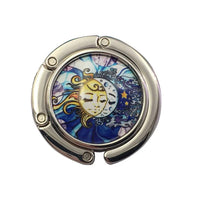 Accroche sac à main création soleil lune - AccrocheMonSac ™