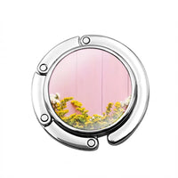 Accroche sac à main Fleur Violette - modèle images 10 - AccrocheMonSac ™