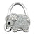 Accroche sac à main argent éléphant - modèle Silver - AccrocheMonSac ™