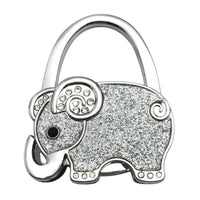 Accroche sac à main argent éléphant