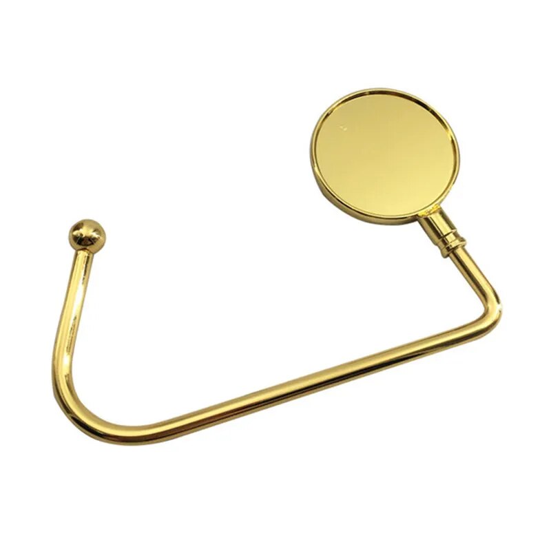 Accroche sac à main métal or rose