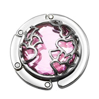 Accroche sac à main chic cœur blanc - modèle A10 - AccrocheMonSac ™