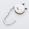 Accroche sac à main chat argent