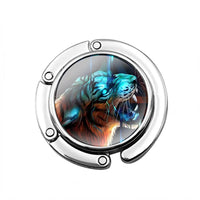 Accroche sac à main Tigre Blanc - modèle images 1 - AccrocheMonSac ™