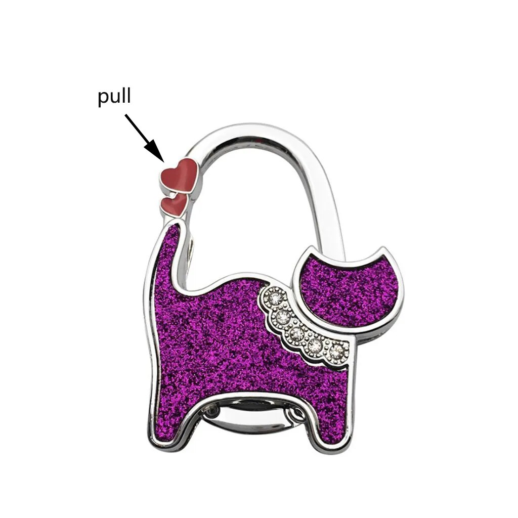 Accroche sac à main chat magnifique