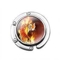 Accroche sac à main Tigre Blanc - modèle images 2 - AccrocheMonSac ™