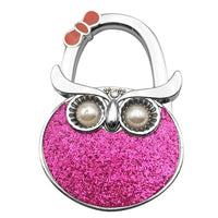 Accroche sac à main luxe hiboux - modèle Rose Red - AccrocheMonSac ™