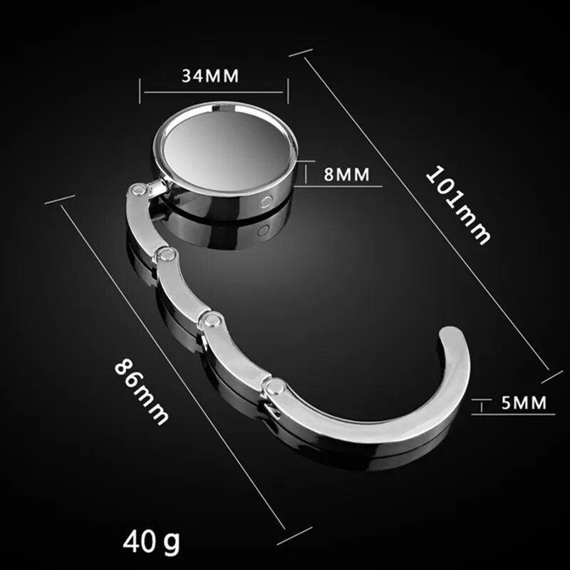 Accroche sac à main doré chic