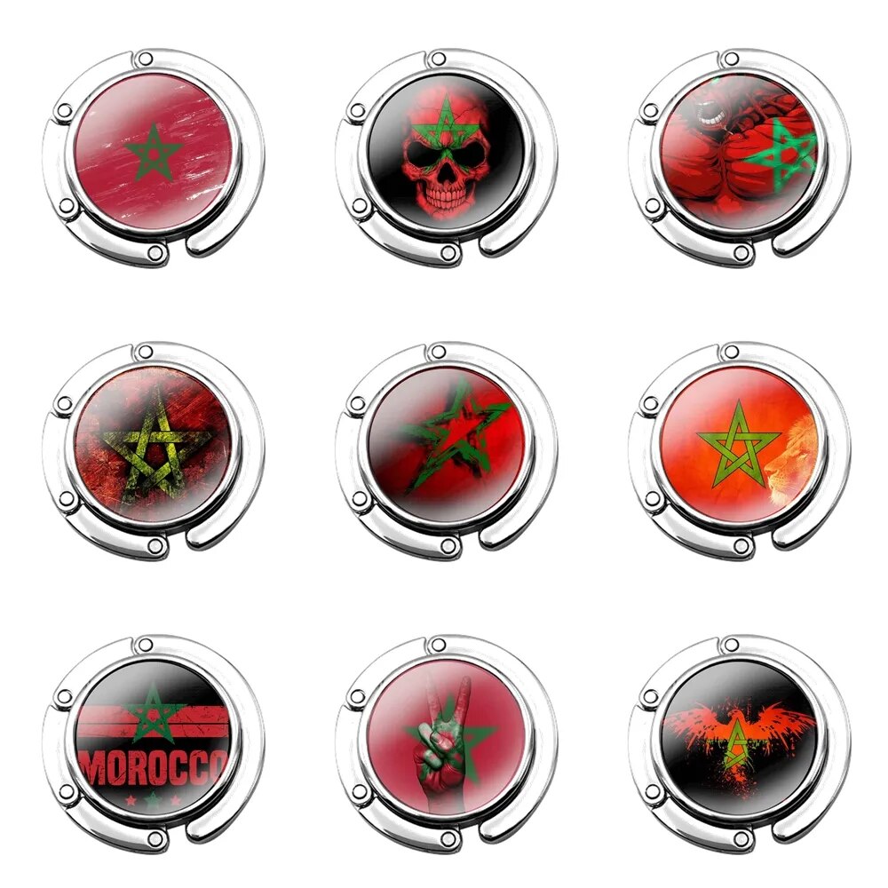 Accroche Sac À Main Drapeau Du Maroc