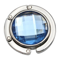 Accroche sac à main Turquoise - modèle Light Blue Crystal - AccrocheMonSac ™