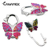 Accroche sac à main papillon multicolore