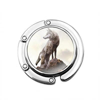 Accroche sac à main Loup Blanc - AccrocheMonSac ™
